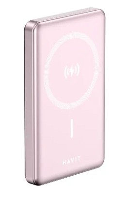 Havit magsafe power bank PB5203 10000mAh pink