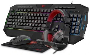 Havit gejming kombo 4u1 ( miš + tastatura + slušalice + podloga ) KB501CM